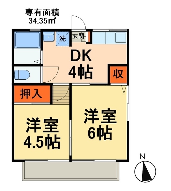 物件間取画像