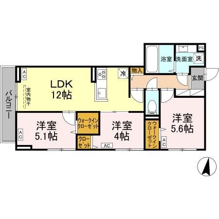 (仮)江戸川区中葛西3丁目PJの物件間取画像