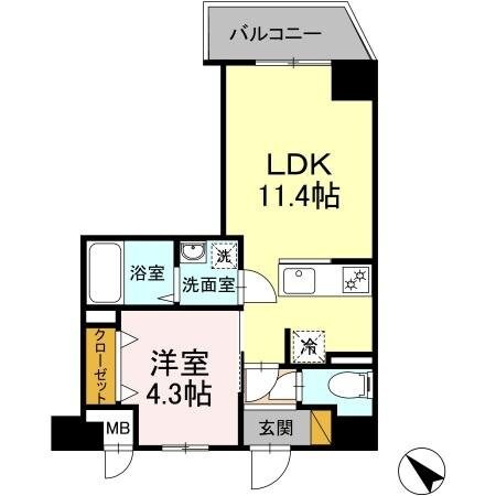 D-ROOM　NOBUTOの物件間取画像