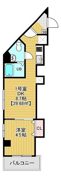 サザンクロス東千葉の物件間取画像