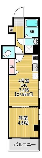 サザンクロス東千葉の物件間取画像