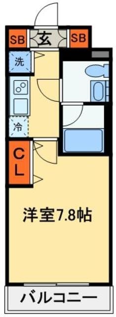 S-FORT船橋本町の物件間取画像