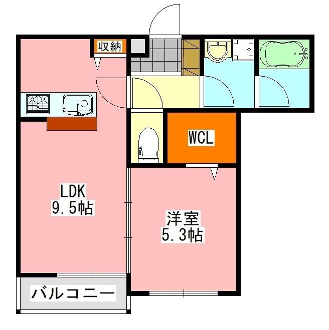 Ｒ－ＥＩＧＨＴの物件間取画像