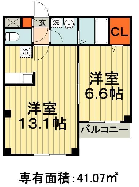 Ｒｉｒｉａ本千葉弐番館の物件間取画像