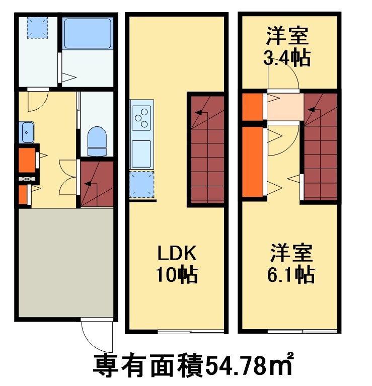 MOK-TERRACE 南流山の物件間取画像