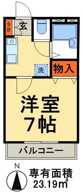 物件間取画像