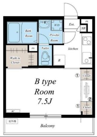 リブリ・ファインレジデンスの物件間取画像