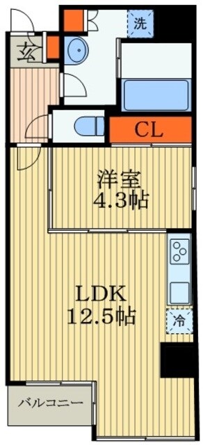 椿荘の物件間取画像