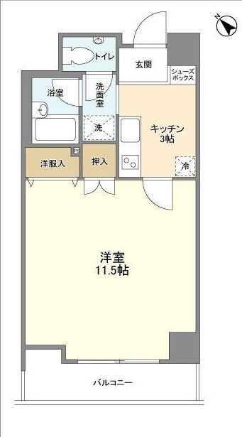 ステーションサイドなかむらの物件間取画像