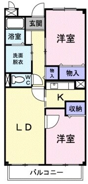 グランメール．Ｋの物件間取画像