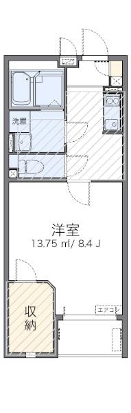 レオネクストアーバンブルーの物件間取画像