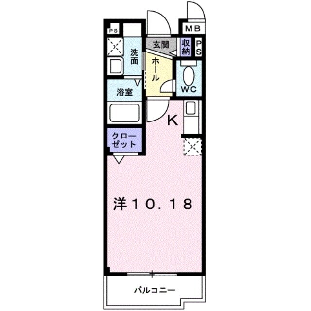 ハイ・メゾン　Iの物件間取画像