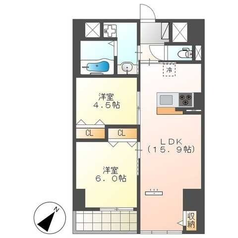 アーバンパレスの物件間取画像