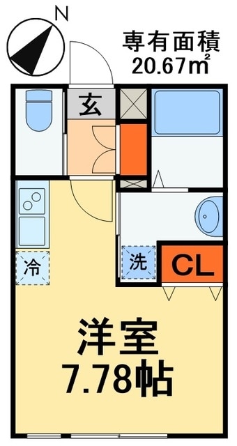 ＯＴＳ新検見川の物件間取画像