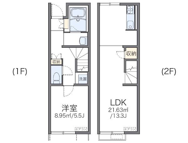 レオネクスト花見川の物件間取画像