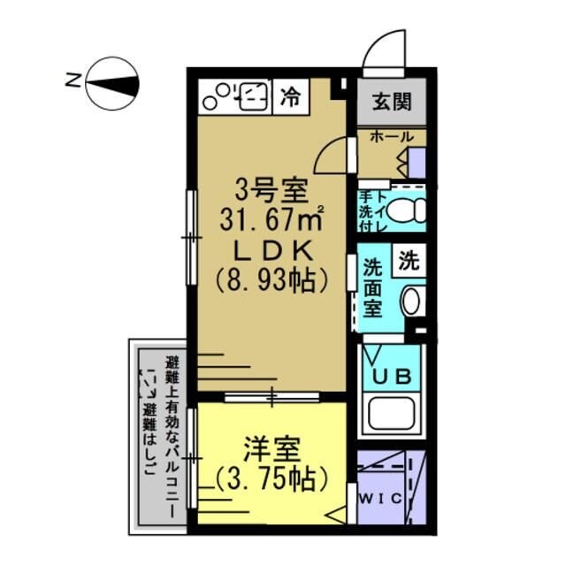 コンフォーティア蘇我の物件間取画像