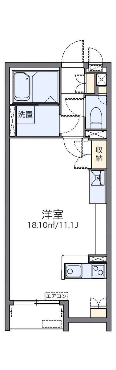 レオネクストエクレールの物件間取画像