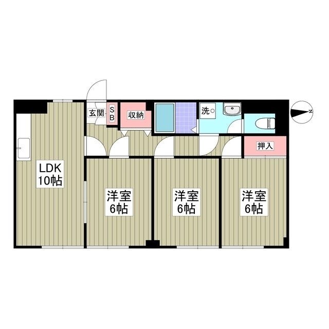 三協コーポの物件間取画像