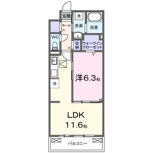 ヴェルジュ宮ノ前の物件間取画像