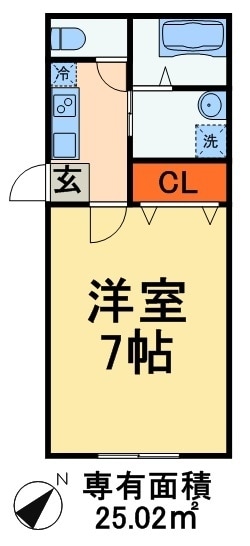 ハウスパルムの物件間取画像