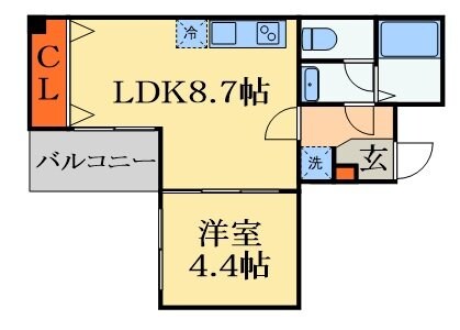 トスティナ新宿の物件間取画像