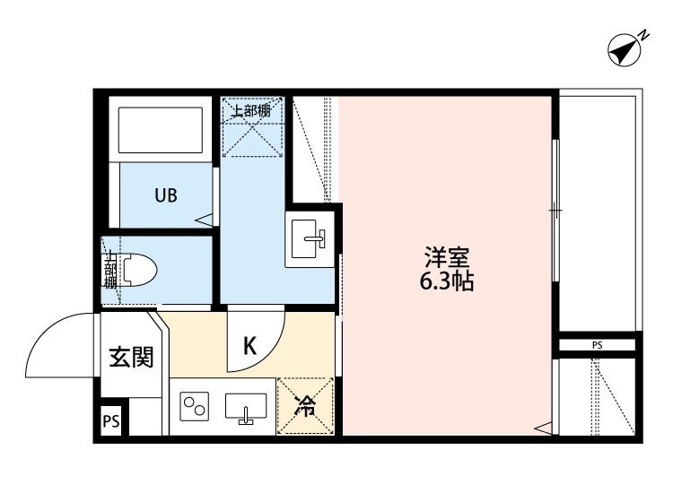 ラネージュ稲毛の物件間取画像