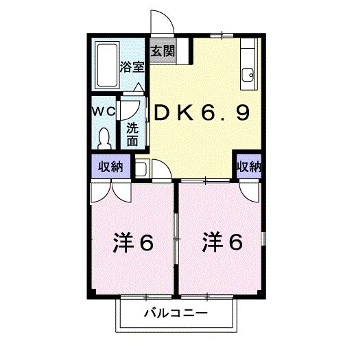 エクセレントわかなの物件間取画像