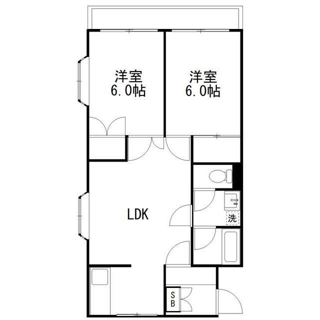 グリーンビラの物件間取画像