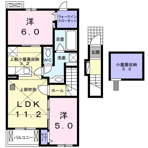 エピナールVIの物件間取画像