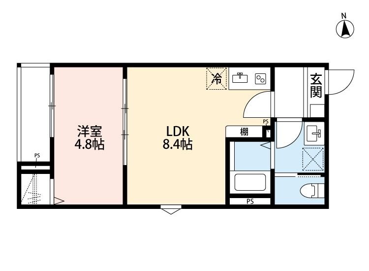 the CLASS(ザ クラス)の物件間取画像