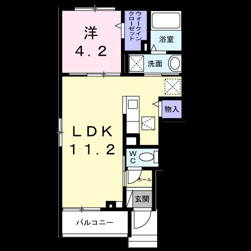 グラースの物件間取画像