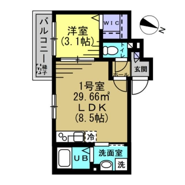 ＹＲ蘇我の物件間取画像