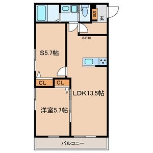 サンヒルズ湊町の物件間取画像