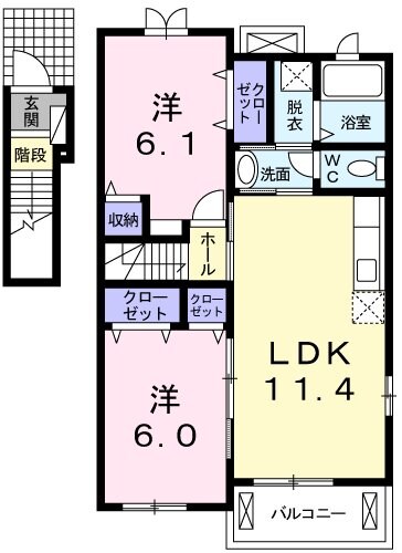 アークフロイデの物件間取画像