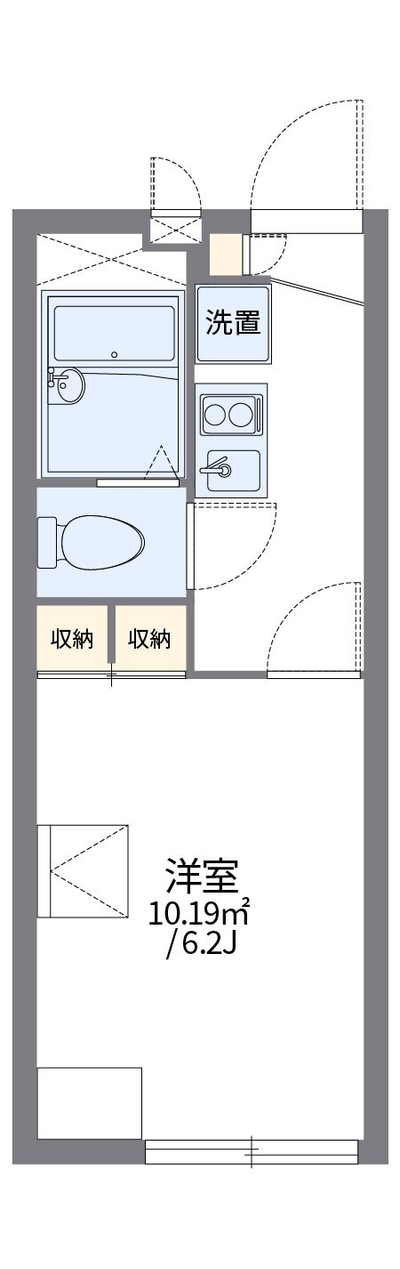 レオパレスエドの物件間取画像