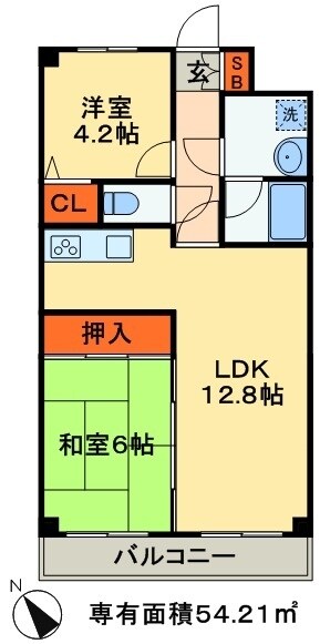 ビューシティＩＮＡＧＥの物件間取画像