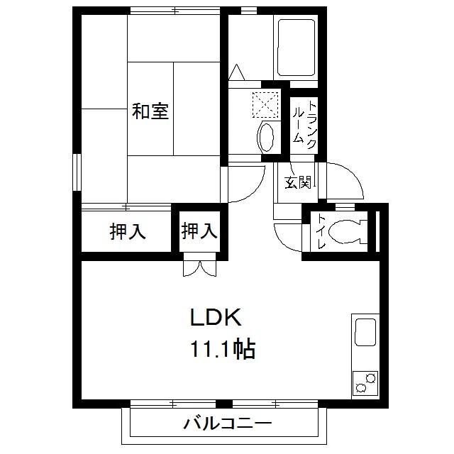 パナハイツ千城の物件間取画像