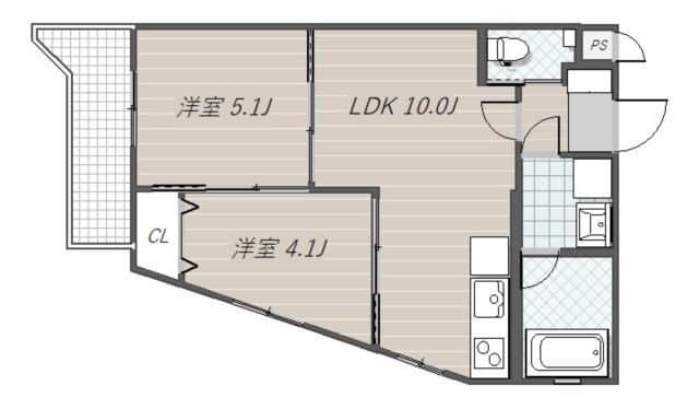 メルヴェーユ蘇我の物件間取画像