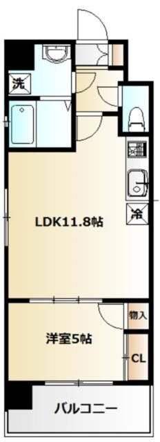 メルヴェーユ新宿の物件間取画像