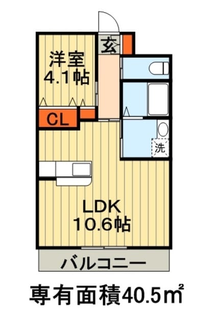 メルヴェールエストの物件間取画像