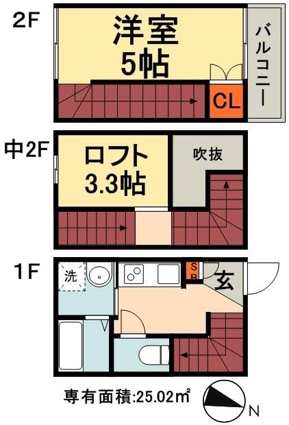 クノッソス末広の物件間取画像