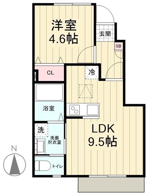 アヴァンスの物件間取画像