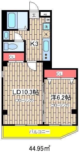 物件間取画像