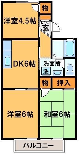 物件間取画像