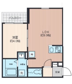 グランディール千葉新宿の物件間取画像