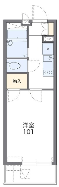 レオパレスヴィクトワールの物件間取画像