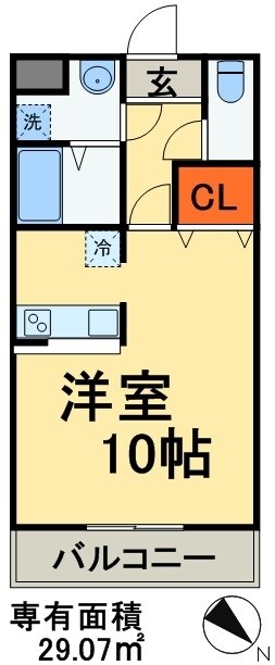 物件間取画像