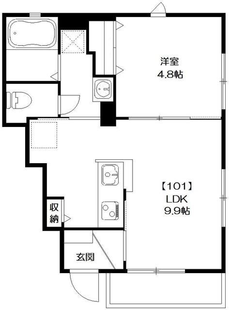 サニーヒルズ幕張の物件間取画像