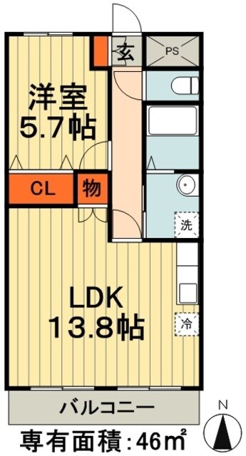 エトワールシャトー　の物件間取画像