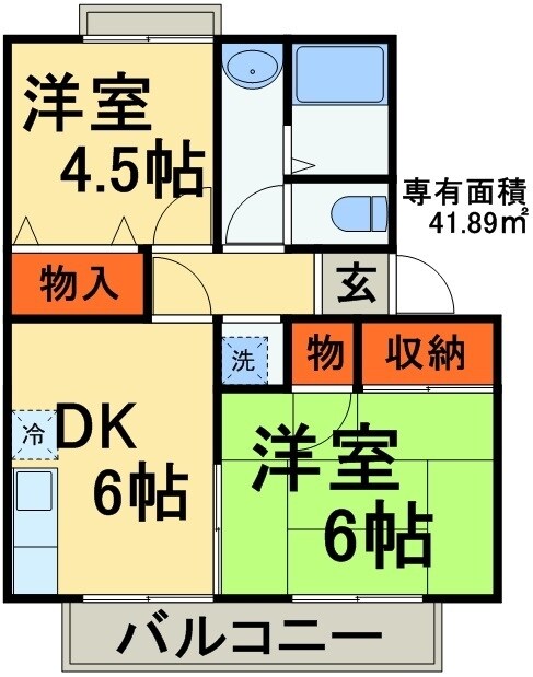 クレール本郷の物件間取画像